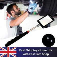 Telescopic LED lit Mirror