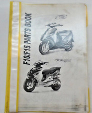 DEALER COPY MALAGUTI PARTS BOOK F10 F15 FIREFOX