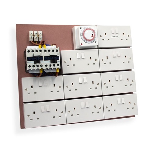 Contactor timer mdf board - contactor,