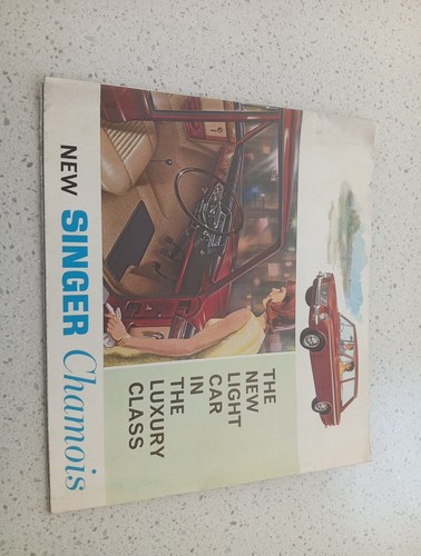 Singer chamois brochure - brochure, c1964