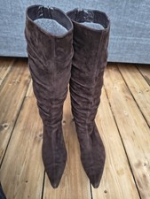Jigsaw Chocolate Brown Suede
