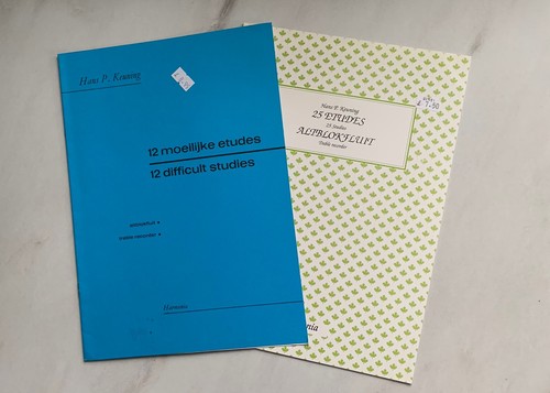 Treble recorder studies - studies, ~