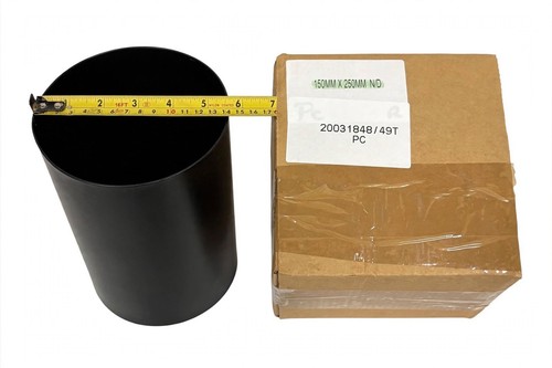 150mm 250mm matt black - 150mm,