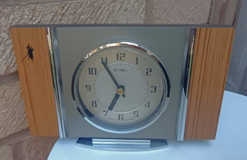 Vintage metamec mantel clock - vintage,