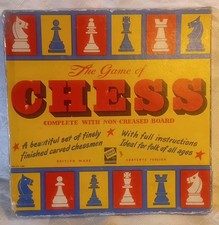 Vintage codeg chess game set - vintage,