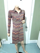 Ladies Zig Zag printed dress