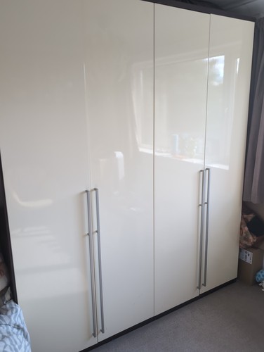 Modern door wardrobe with - modern, 4-door