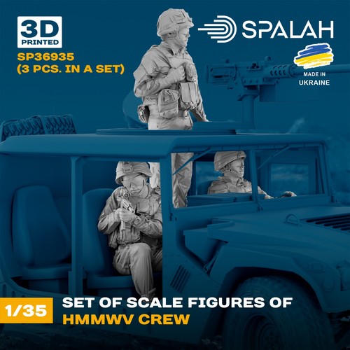 Hmmwv crew figure set - crew,