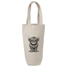 'Baby Highland Cow Wearing