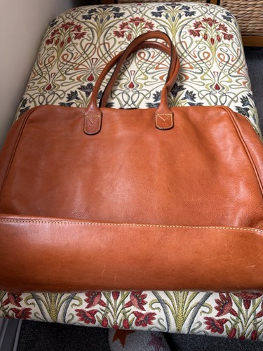 Brics leather brown weekender - brown,