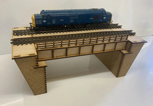 Double track railway - track,