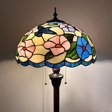Tiffany Style Floor Lamp Pink
