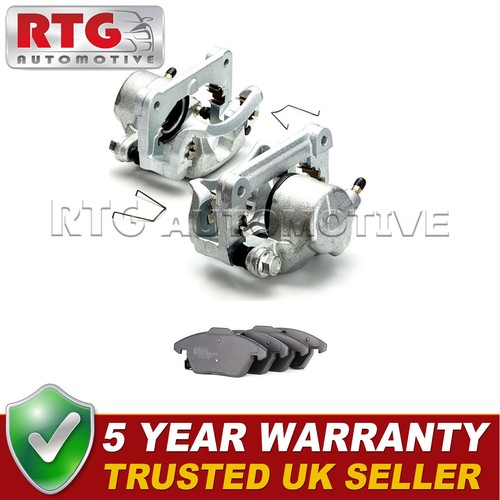 Front brake calipers - +, pads