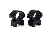 WULF 1 Inch High Weaver/Picatinny Rifle Scope Mount Rings