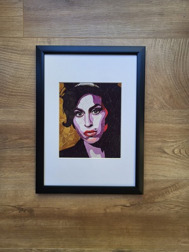 Amy winehouse framed print - framed, print.