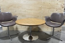 2 Flamingo Armchairs  & Table By  Foersom + Hjorth- Lorenzen For Erik Jorgenson