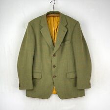 Magee Brocklehurst Tweed Jacket Mens 42R Green Wool Reid & Taylor Sports Blazer