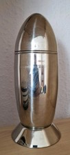 Vintage Art Deco Rocket / Missile Cocktail Shaker Stainless Steel