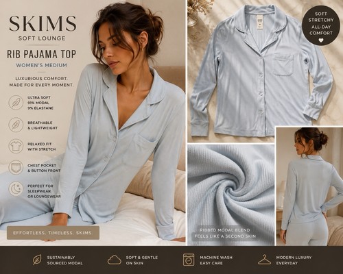Skims soft lounge rib pajama - lounge,