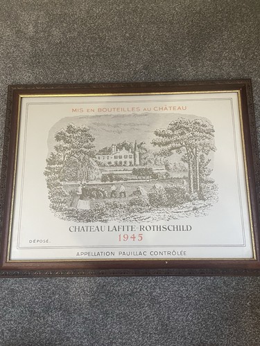 Chateau lafite rothschild 1945 - chateau,