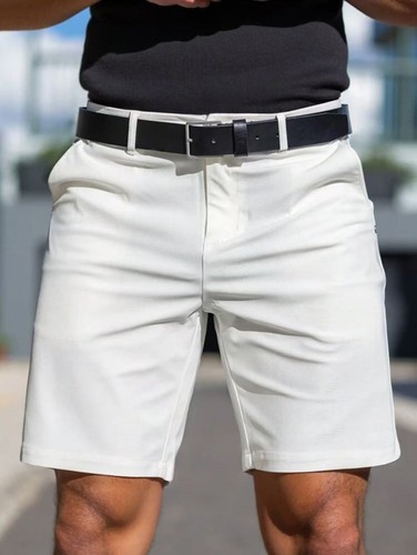 Mens chino shorts slim fit - shorts,