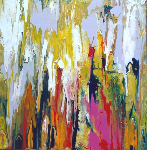 Original abstract fluid paint - original,