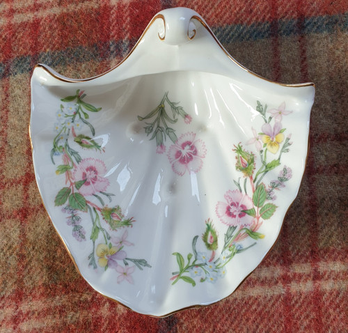 Aynsley clam shell footed - shell,
