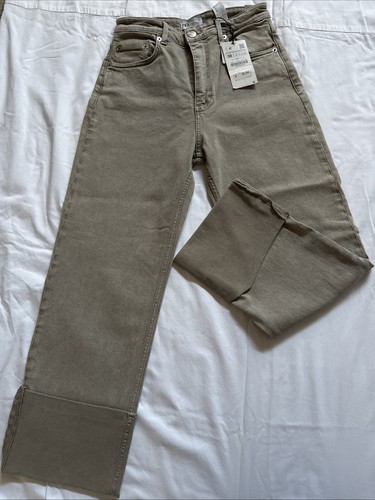 Zara high rise straight leg - high-rise, straight-leg