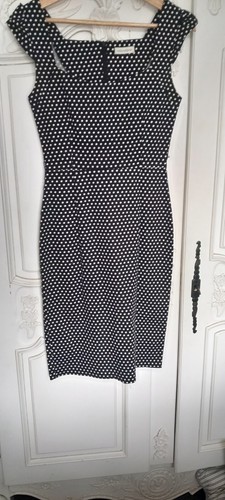Polka dot wiggle dress size - polka,