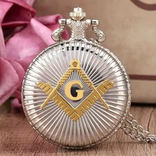Masonic Silver Gold Pocket