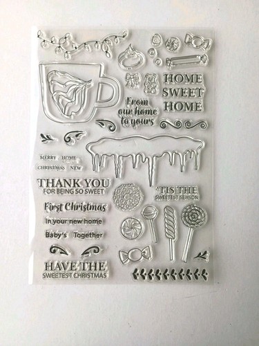 Stamp set sweet christmas hot - set,