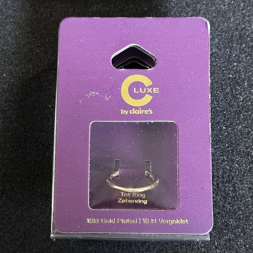 Luxe claires toe ring 18k - by,
