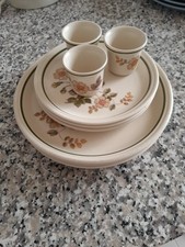 Marks & Spencer Autumn Leaves Set of 3 Salad Plates, 3 Side Plates & 3 Egg Cups