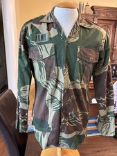 Rhodesian Army Brushstroke Camo Longsleeve Shirt Original In Great Condition