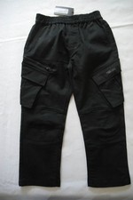 FADED DNM Black Cargo Boys Trousers 6-7 YRS BNWT