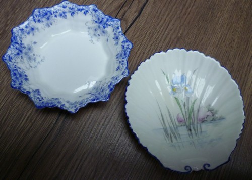Two shelley dishes scallop - two,
