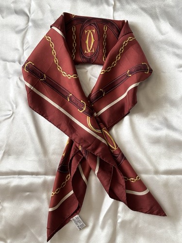Cartierbelt chain silk scarf - cartierbelt,