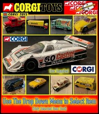 Vintage Corgi Toy Cars, Trucks, Vans, Buses + More - (Select Item) 1970s 80s 90s