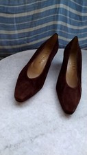 Vintage suede brown women's