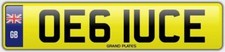 LUCY LUCE NUMBER PLATE OE61
