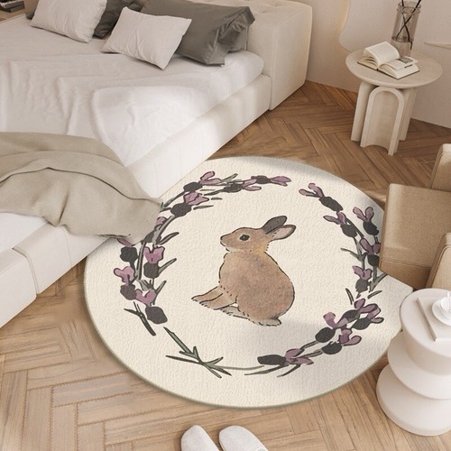 New round circle rugs modern - round,