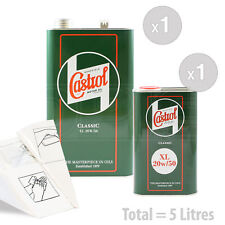 Car Engine Oil Service Kit / Pack 5 LITRES Castrol Classic XL 20W-50 20W50 5L