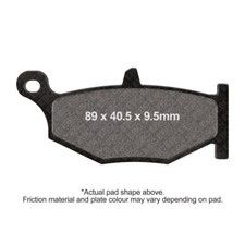Ebc motorcycle brake pads rear - pads,