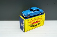 Matchbox Lesney No 65 Jaguar 3.4L GPW Silver Plate VNM Plus Original Box