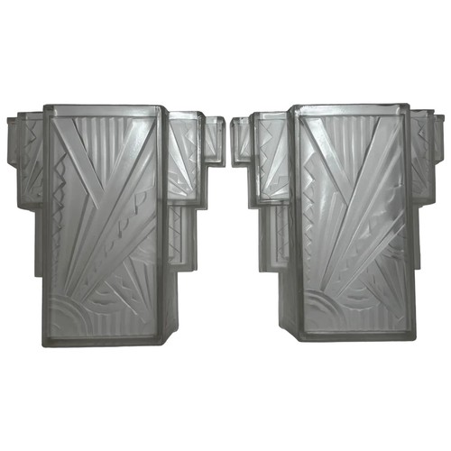 Pair art deco skyscraper - pair,