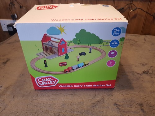 Chad valley wooden carry train - wooden,