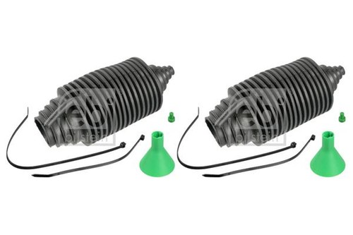 Pair steering boot gaiter - 2x,