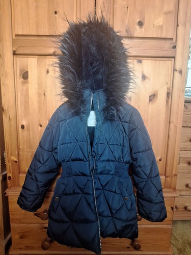 Matalan girls navy padded - matalan,