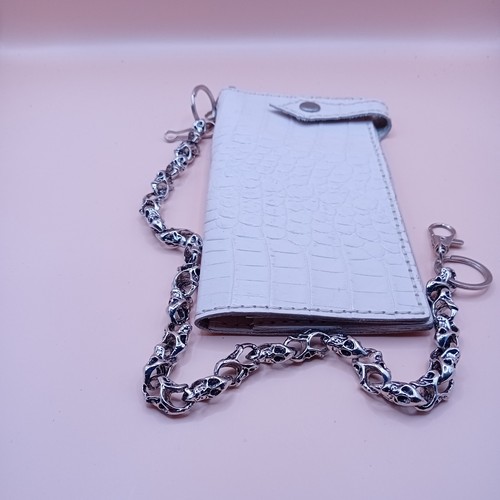 Genuine leather mens chain - mens,