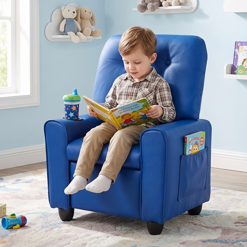 Kids recliner for ages pu - recliner, 3+,
